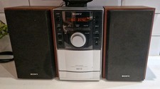 Sony HCD-EH10 Mini Hi-Fi System CD MP3 Cassette Tape Radio CD Player Remote