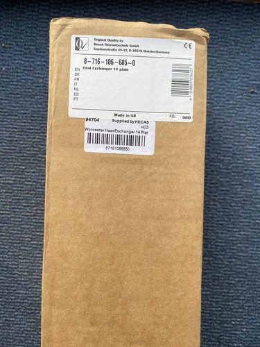 Worcester bosch plate heat - worcester,