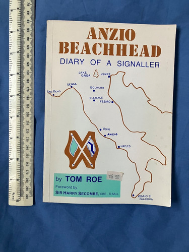 Rare signed copy anzio - rare, "anzio