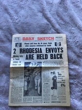 Rhodesia Envoys Held Back