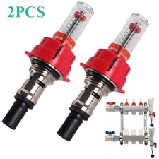 2x Manifold Flow Meter for