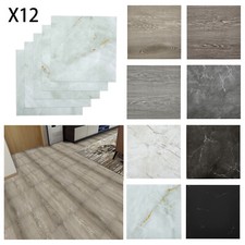12X Vinyl Floor Tiles Self
