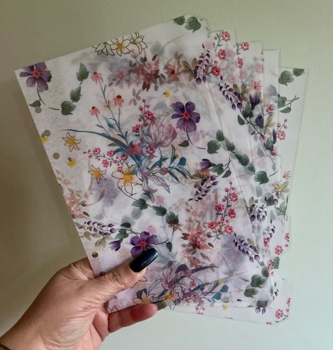Filofax organiser dividers - a5,