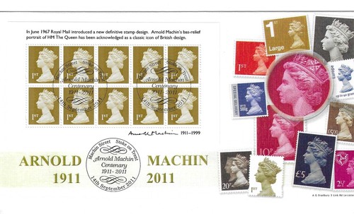 2011 fdc by bradbury - -,