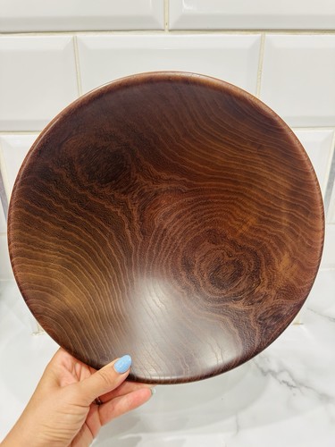 Vintage hand turned - hand, wooden