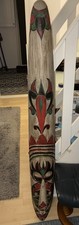 Large vintage carved & painted