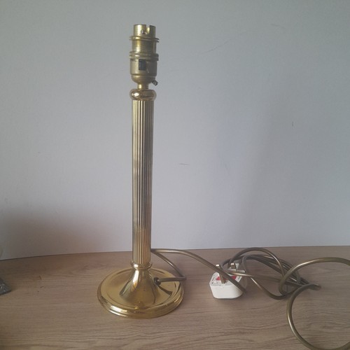 Vintage brass reeded - brass,