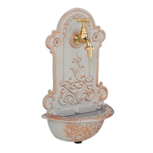 Wall mounted fountain antique - wall-mounted,