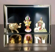 Hindu Statues Spiritual Miniatures Ornate  Embellished Display VGC