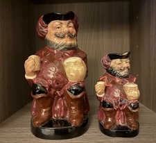 Royal Doulton Toby jugs Falstaff large and small