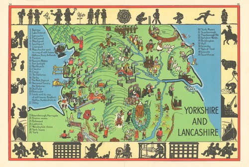 Yorkshire and lancashire - and,
