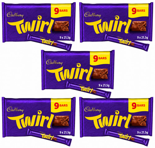 Cadbury twirl chocolate bars - cadbury's,