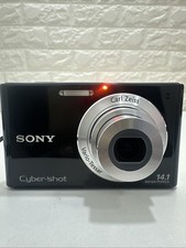 SONY Cyber-Shot DSC-W330 14.1MP Digital Camera w/ 4x Wide Angle Zoom Black Boxed