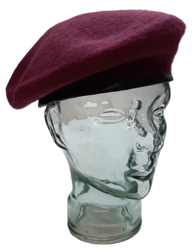 Burgundy maroon wool - maroon,