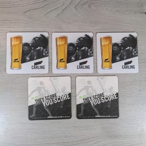 Carling vintage beer mats - x,