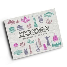 A4 PRINT - Mersham, Kent, England - World Landmarks