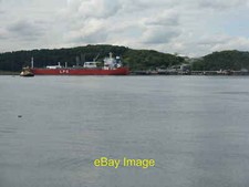 Photo 6x4 Tug, LPG tanker and Braefoot Terminal Aberdour Looking across M c2013
