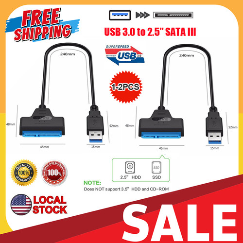 2pcs sata usb - to, 3.0