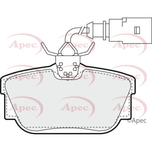 Brake pads set for sharan - pads,