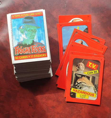 Topps fright flicks trading - fright,