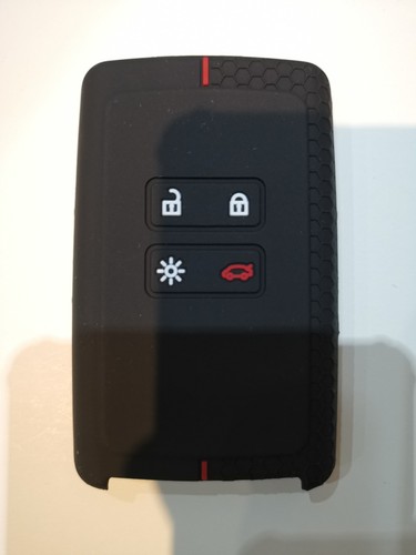 Black red silicone key - key, fob