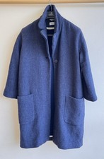 Toast Blue Wool Blend Women's
