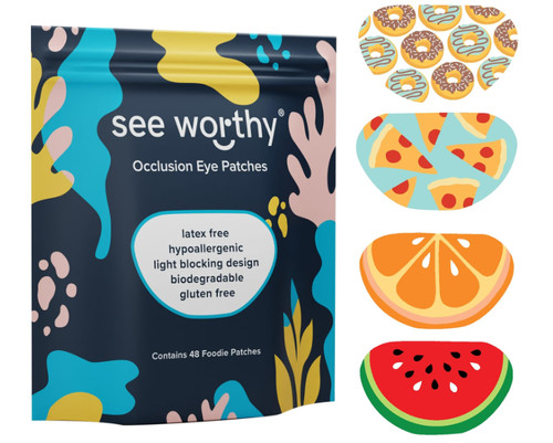Adhesive eyepatch for kids - adhesive, &