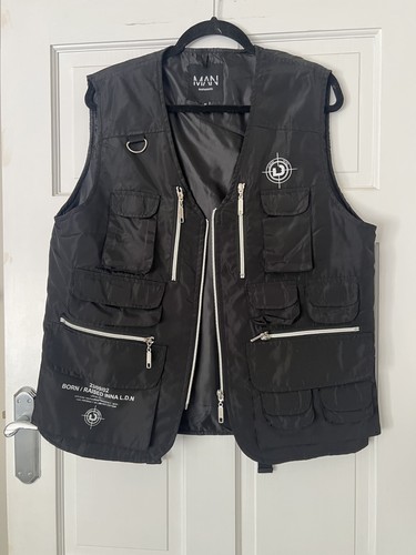 Boohooman black utility - boohooman, utility/cargo