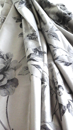 Dorma taupe grey sateen floral - dorma,