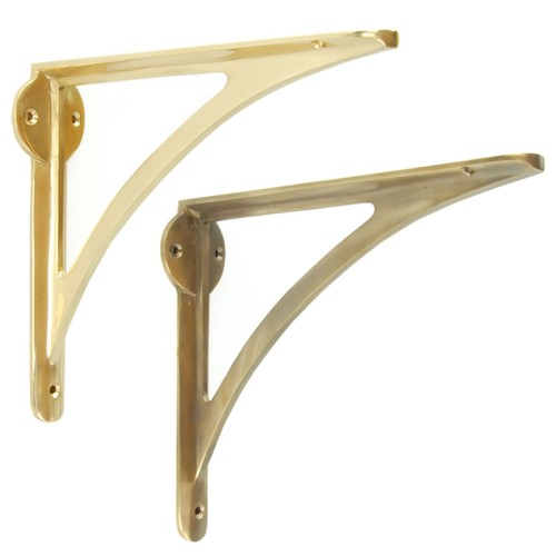 Large solid brass shelf - solid,