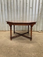 Edwardian mahogany octagonal