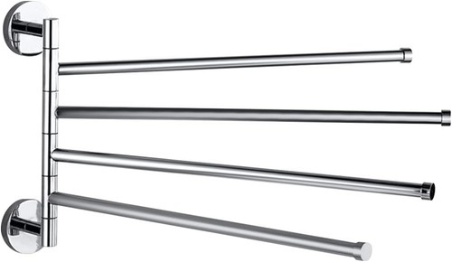 Swivel towel rail chrome - swivel,