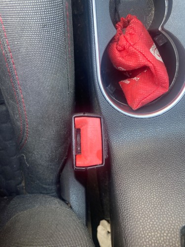 Seat belt front stalk left - belt,
