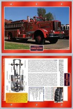 Oshkosh Firetruck - 1962 - Fire Engines - Atlas Trucks Maxi Card