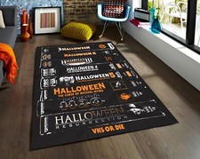 Nostalgic Retro Style Rug,Vhs