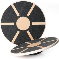 Non-Slip Wooden Wobble Board