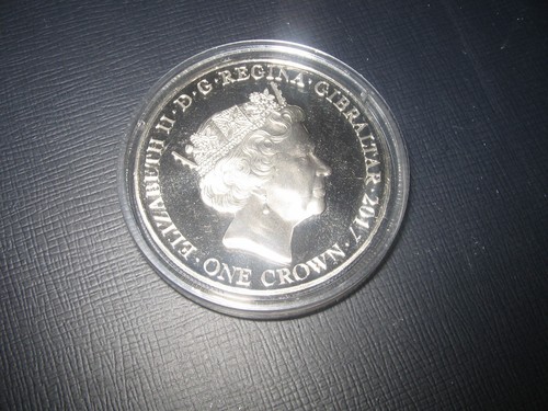 Gibraltar 2017 one crown - one, coin