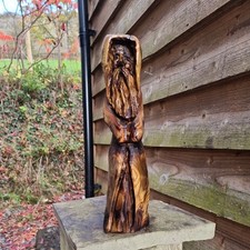 Chainsaw Carved  Wizard /