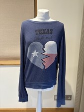 WILDFOX WOMENS NAVY JUMPER SIZE XS