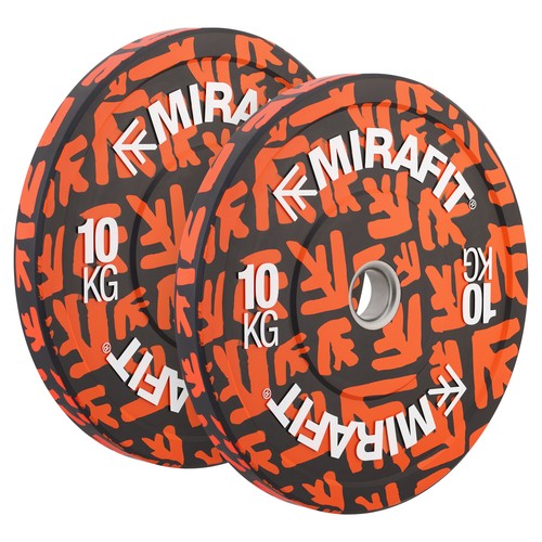 Mirafit 10kg bumper plates - x,