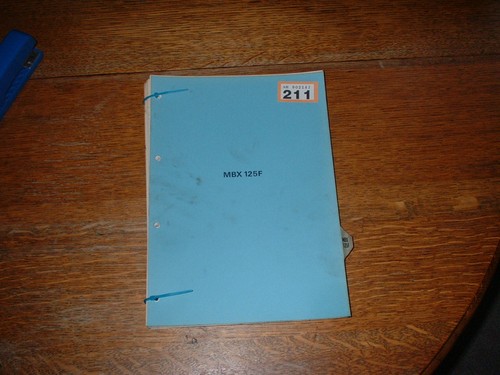 Genuine honda mbx125f factory - mbx125f,
