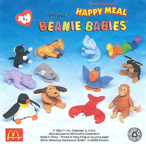 Teenie beanie babies - x,
