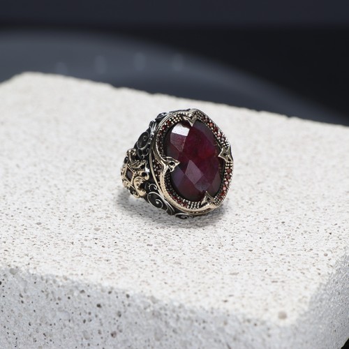Sterling silver ring - silver,