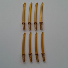 Lego - 8 x Pearl Gold