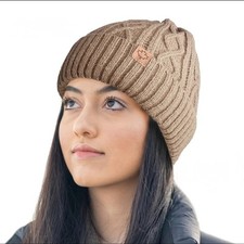 Women Ladies Cable Knitted