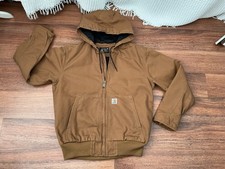 Carhartt Tan Duck Hooded Quilt