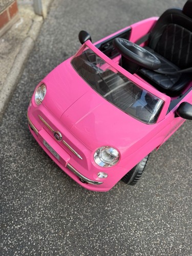 Pink fiat style - pink, ride‑on