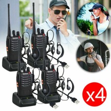 UK 4X Baofeng Walkie Talkie