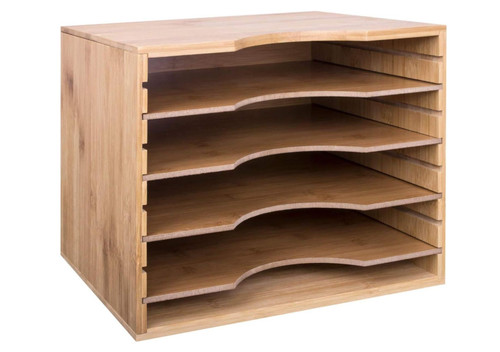 Bamboo desk organiser - a4, file