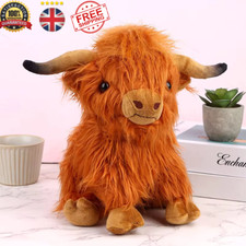 Fluffy Brown Highland Cow Coo